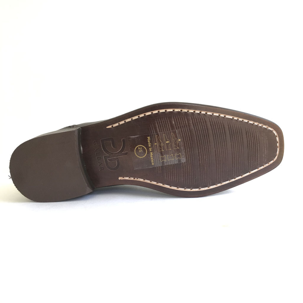GALBAR Artesanal Zapato Oxford Bostoniano Moka Hecho a mano Hecho en México zapatos de vestir